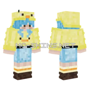 Cute Duck Girl Minecraft skin