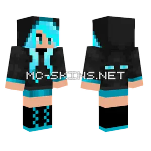 Cute Endergirl Minecraft skin