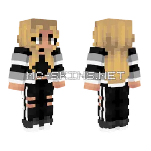 Cute Fashion Shotty Minecraft skin