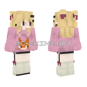 Cute Fox Girl Skin Minecraft skin