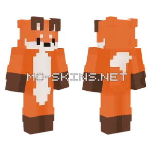 Cute Fox Skin Minecraft skin