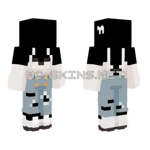 Cute Girl Clothes Base Minecraft skin
