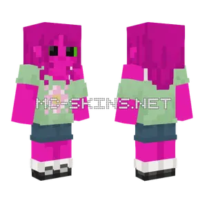 Cute Goop Girl Minecraft skin