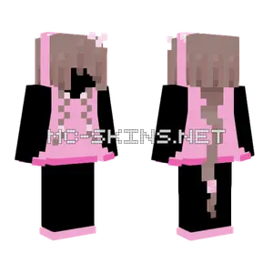 Cute Hair And Dress Base Minecraft skin