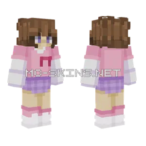 Cute Pastel Girl Minecraft skin