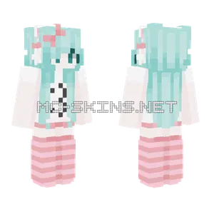 Cute Pastel Girl Minecraft skin