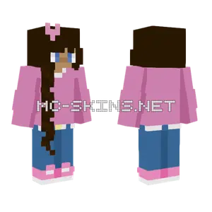 Cute Pink Bear Girl