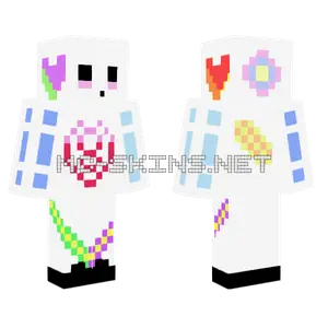 Cute Rainbow Skin Minecraft skin