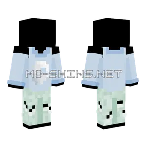 Cute Skull Shirt Base Minecraft skin