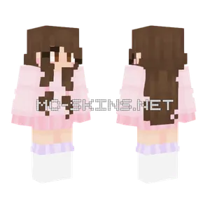 Cute Sweater Girl Minecraft skin