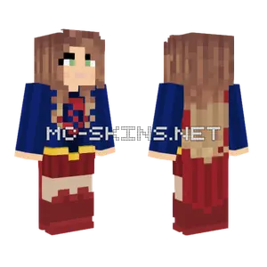 CW Supergirl Minecraft skin