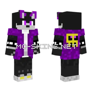 Cxwolf Purple Jacket Minecraft skin