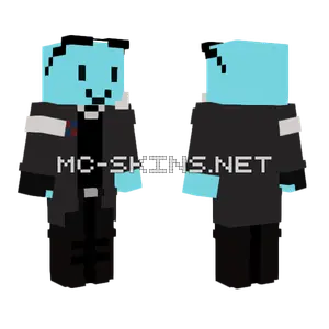 Cyan Blob Minecraft skin