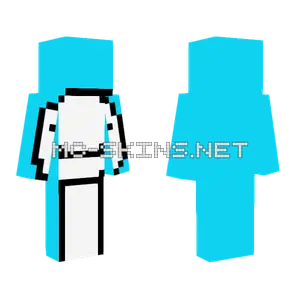Cyan Dream Minecraft skin