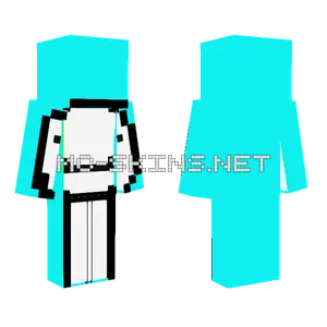 Cyan Dream V 2 Minecraft skin