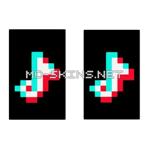 Cyan Red Music Note cape, outside and lining
