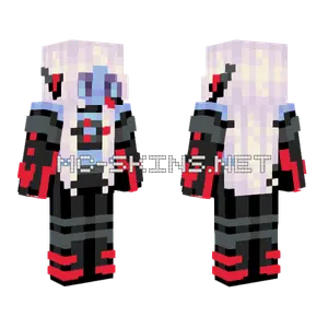 Cyber Gamer Elli OC v3 Minecraft skin
