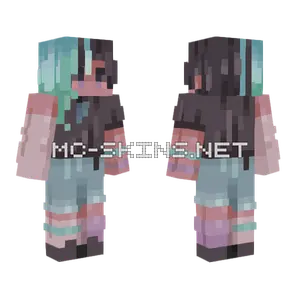 Cyber Sequins Minecraft skin