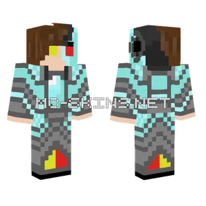 Cyborg Bryan Skin Minecraft skin