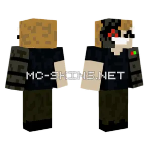 Cyborg Soldier Minecraft skin