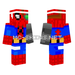 Cyborg Spider-Man Suit Minecraft skin