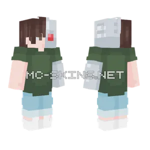 Cyborg Thing Minecraft skin