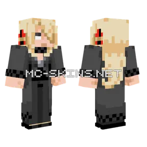 Cynthia Herobrine Eyes Minecraft skin