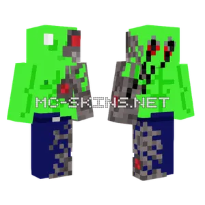 Cyslug Zilla Tiddies Minecraft skin