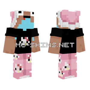 Daarick Hello Kitty Minecraft skin