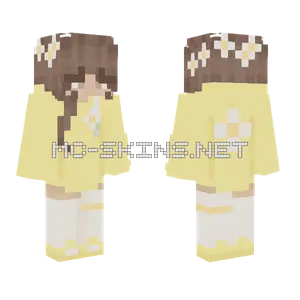 Daisy Yellow Minecraft skin