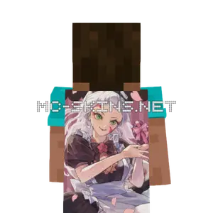 Daki cape, outside and lining