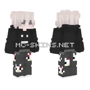 Dan and Hello Kitty Pants Minecraft skin