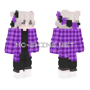 Dan Purple Hot Minecraft skin