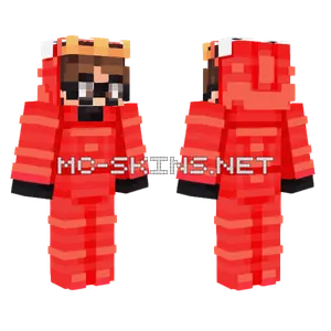 Dannypicacho Red Outfit Minecraft skin