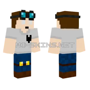Dantdm Hirobrian Minecraft skin