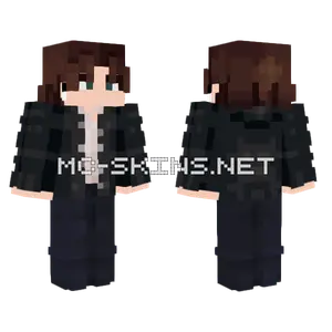 Dark Academia Boy Minecraft skin