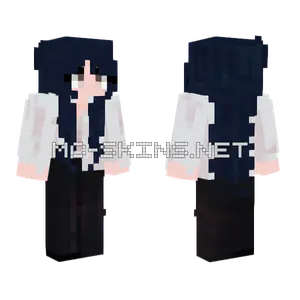 Dark Academia Girl Minecraft skin