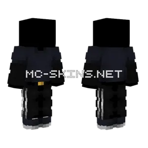 Dark Blue Black Top Jeans Minecraft skin