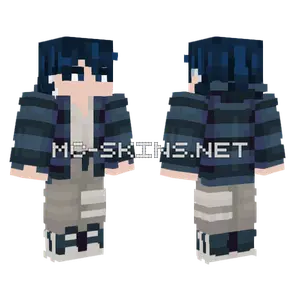 Dark Blue Boy Minecraft skin