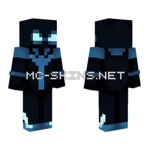 Dark Blue Creature Minecraft skin