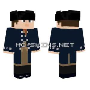 Dark Blue Jacket Outfit