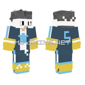Dark Blue Jersey with Mask