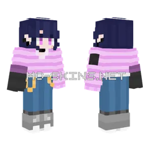 Dark Blue Lights Rce Minecraft skin