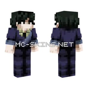 Dark Blue Outfit Minecraft skin