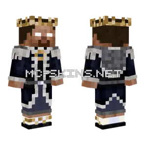 Dark Blue Robed Figure