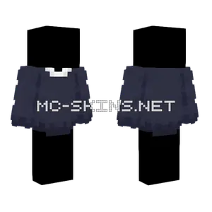 Dark Blue School Sweater V2 Minecraft skin