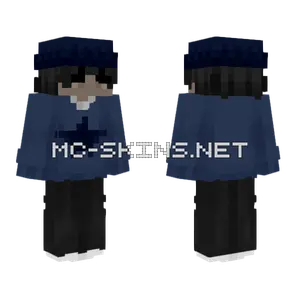 Dark Blue Star Uniform Minecraft skin