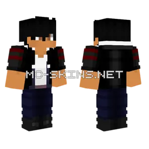 Dark Blue Uniform Minecraft skin