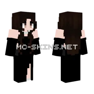 Dark Brown Hair Girl Minecraft skin