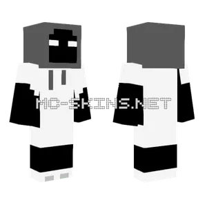 Dark Citizen Wearing Hood Minecraft skin